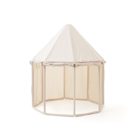 Detský drevený stan Altán, smotanový