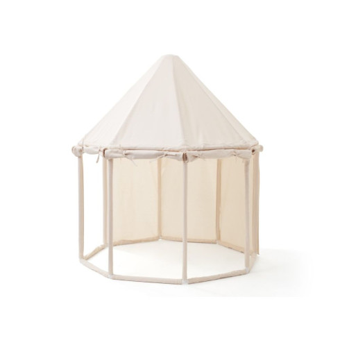 Detský drevený stan Altán, smotanový