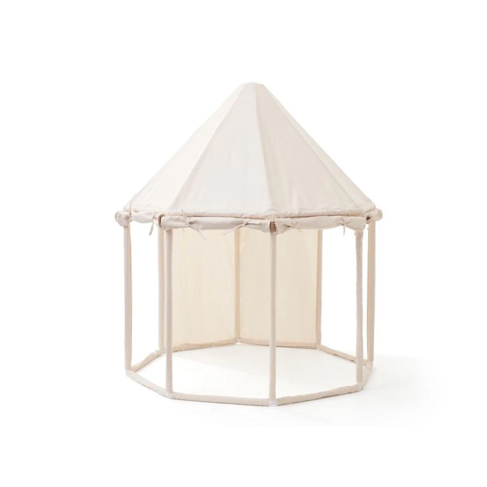 Detský drevený stan Altán, smotanový