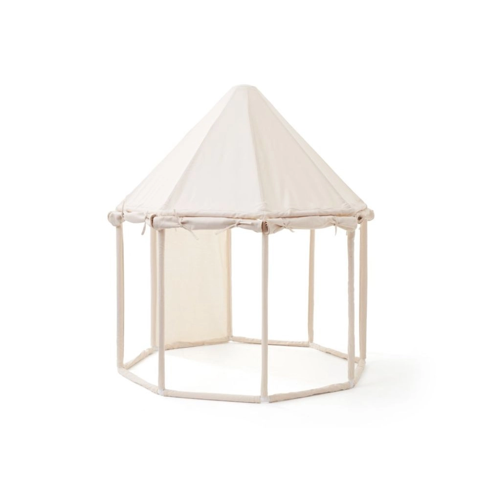 Detský drevený stan Altán, smotanový