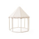 Detský drevený stan Altán, smotanový