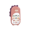 Detský telefón dinosaurus - ružový