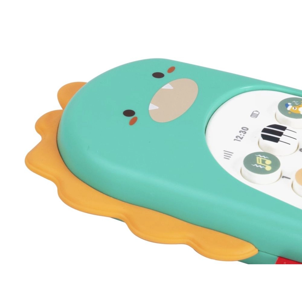 Detský telefón dinosaurus - zelený