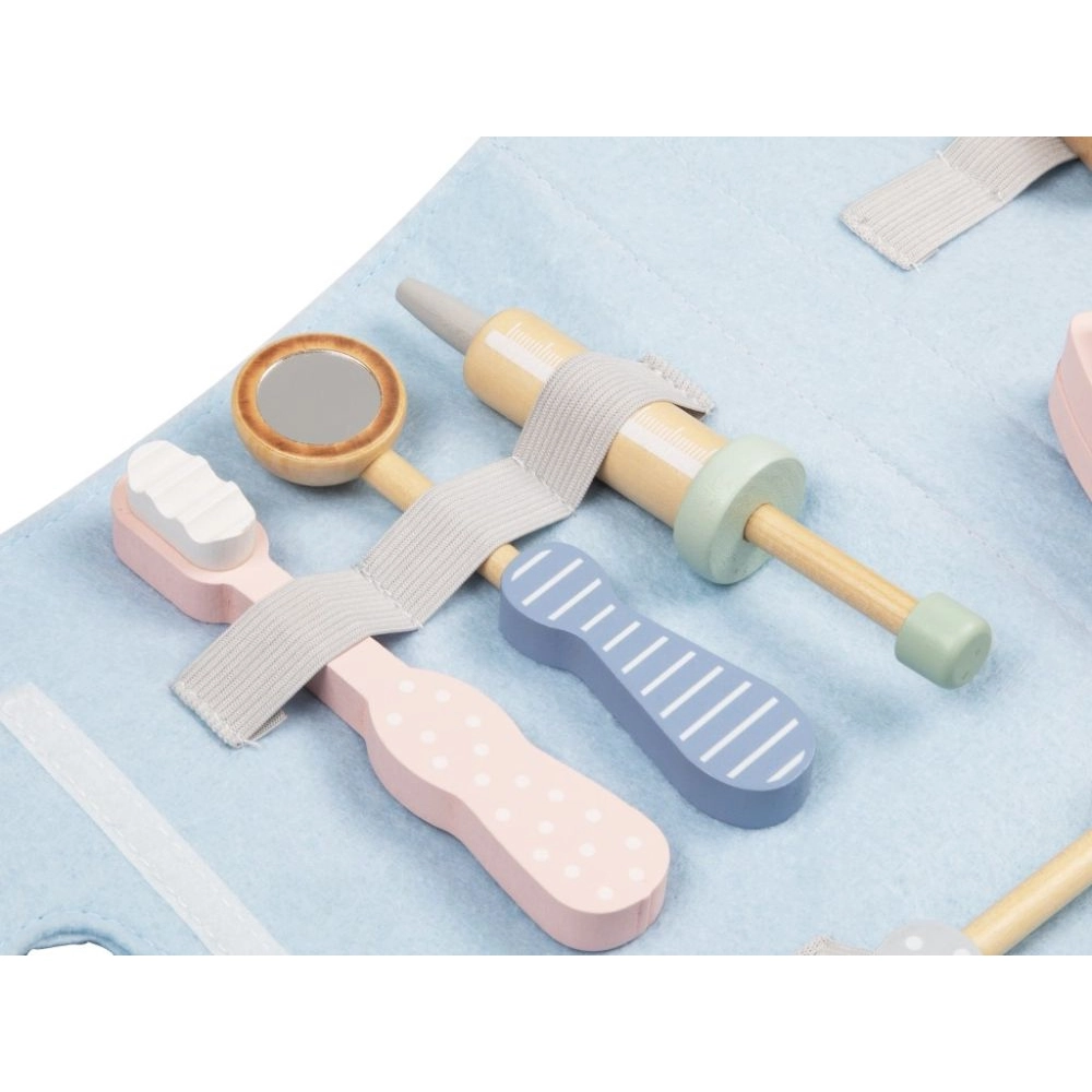 Detský zubársky kufrík s dreveným náradím