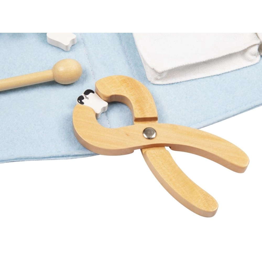 Detský zubársky kufrík s dreveným náradím