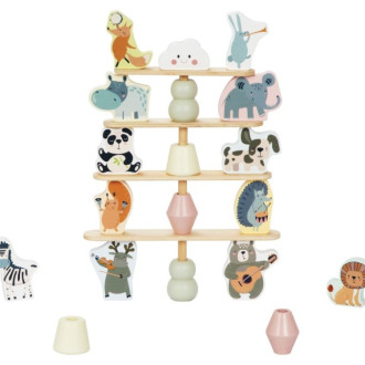 Drevená balančná hra Zvieratká, 29 dielov