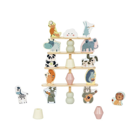 Drevená balančná hra Zvieratká, 29 dielov