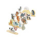Drevená balančná hra Zvieratká, 29 dielov