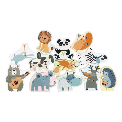 Drevená balančná hra Zvieratká, 29 dielov