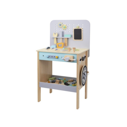 Dřevěná dětská dílna s kompresorem