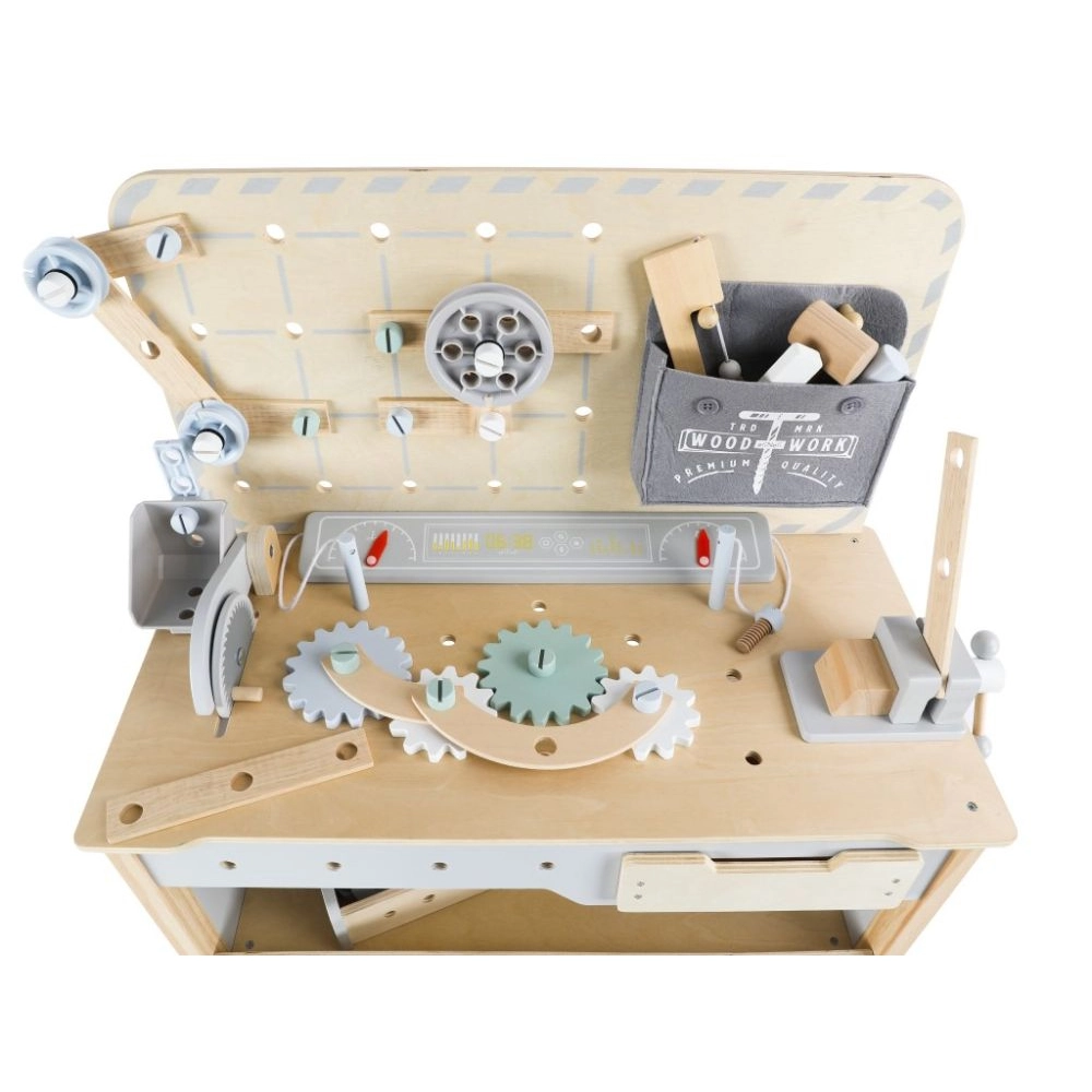 Drevená detská dieľňa XXL s náradím