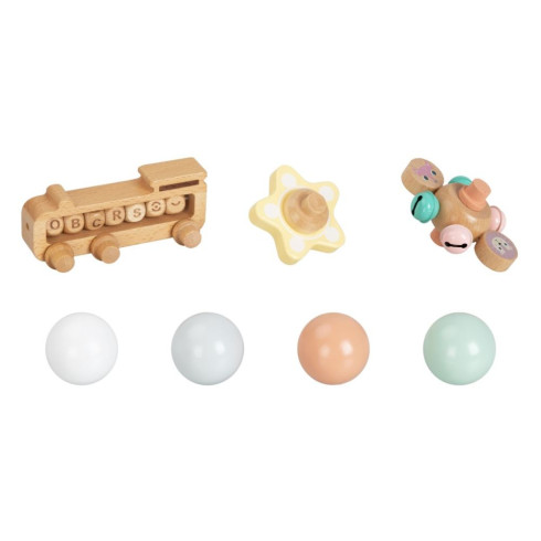 Drevená guľôčková dráha XL s vláčikom ZADARMO