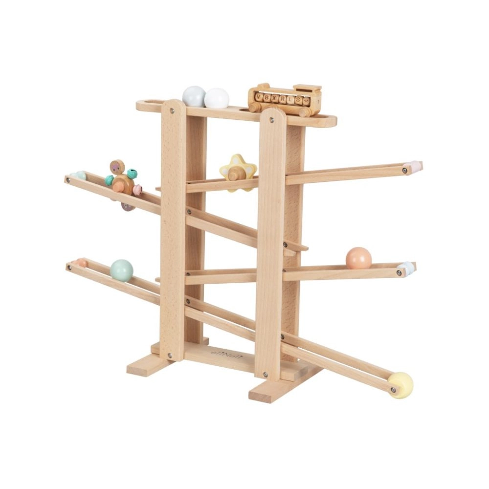 Drevená guľôčková dráha XL s vláčikom ZADARMO