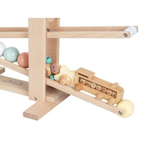 Drevená guľôčková dráha XL s vláčikom ZADARMO