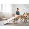 Drevená montessori hojdačka PRO 5v1 set s doskou 2v1