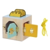 Drevená Montessori kocka so zámkami