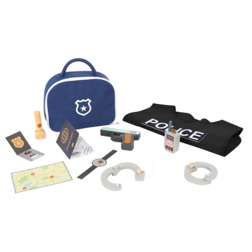 Dřevěná policejní sada pro děti