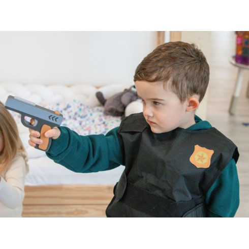 Dřevěná policejní sada pro děti
