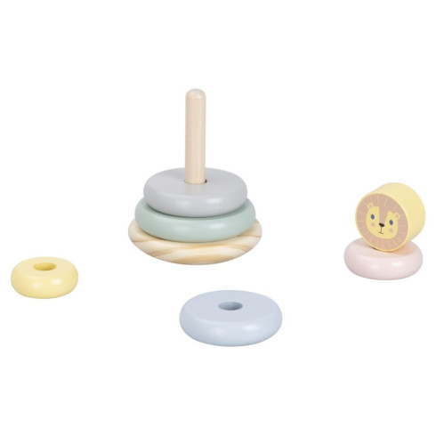 Dřevěná skládací věž pyramida - Lvíček