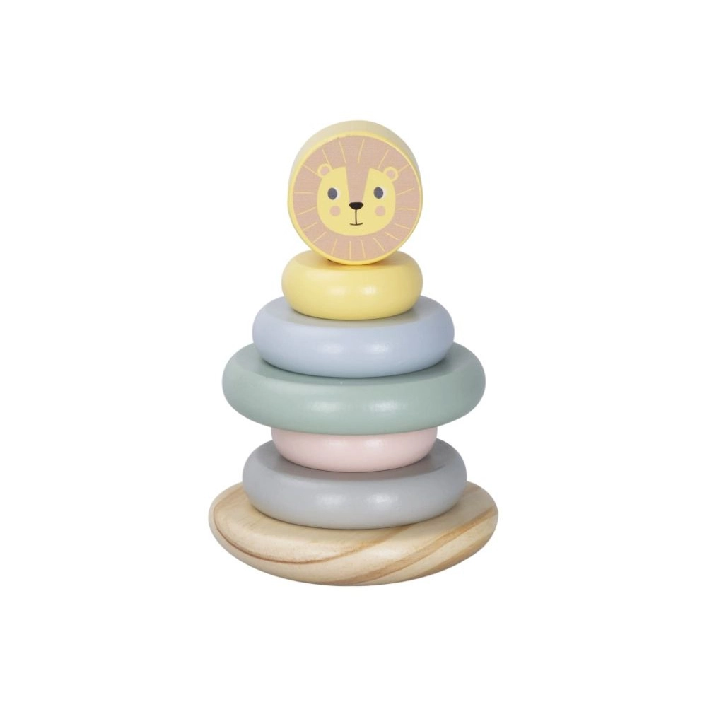 Drevená skladacia veža pyramída - Levíček