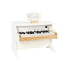 Drevené detské elektrické piano - biele
