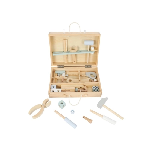 Drevené detské náradie v kufríku