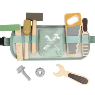 Dřevěné nářadí pro děti s páskem