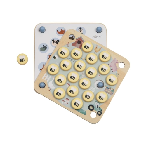 Drevené pexeso pre deti 10v1 - Včeličky