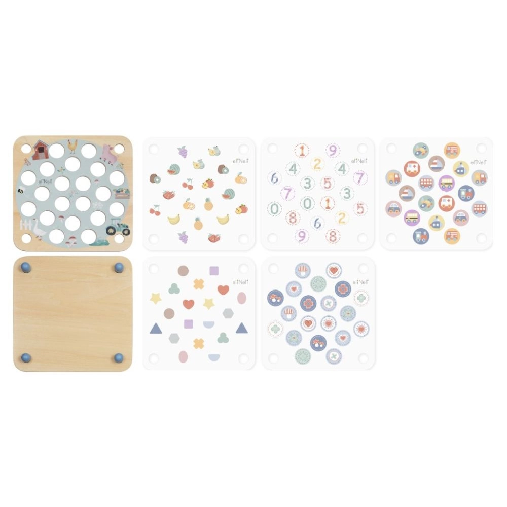 Drevené pexeso pre deti 10v1 - Včeličky