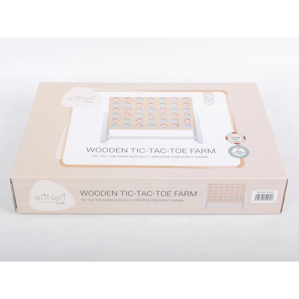Dřevěné piškvorky Farma - hra pro dva