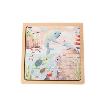 Drevené puzzle Morský svet, 25 dielikov