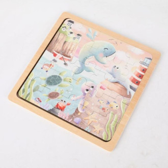 Drevené puzzle Morský svet, 25 dielikov