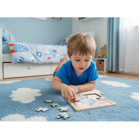 Dřevěné puzzle Mořský svět, 25 dílků