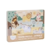 Drevené vkladacie puzzle so zvukmi - zvieratká v ZOO