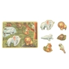 Drevené vkladacie puzzle so zvukmi - zvieratká zo ZOO