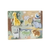 Drevené vkladacie puzzle - zvieratká v ZOO