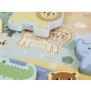 Drevené vkladacie puzzle - zvieratká v ZOO