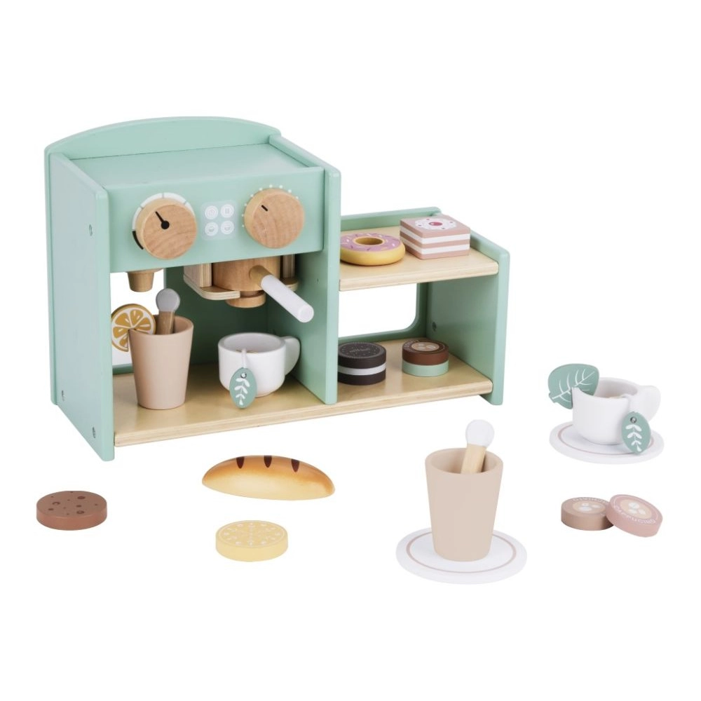 Dřevěný kávovar a obchod s příslušenstvím