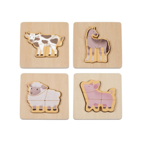 Drevený Montessori box hračiek pre deti od 1 roku