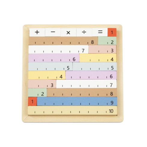 Dřevěný Montessori edukační box na matematiku a abecedu