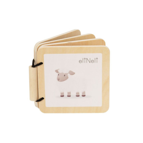 Dřevěný Montessori edukační box pro miminka 7–12 měsíců