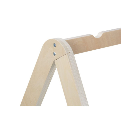 Dřevěný vzdělávací stojan s liškou pro miminka