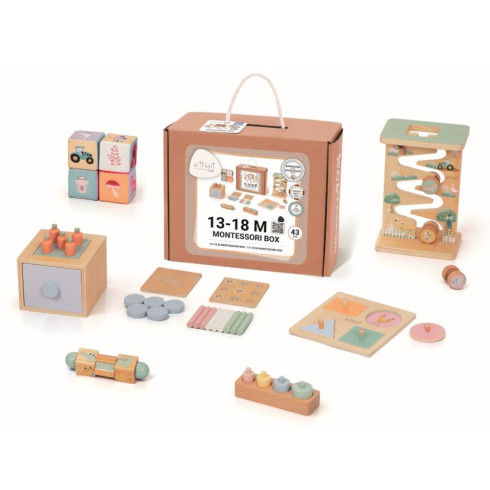 Edukační box s montessori hračkami pro děti od 1 roku (13–18 měsíců)