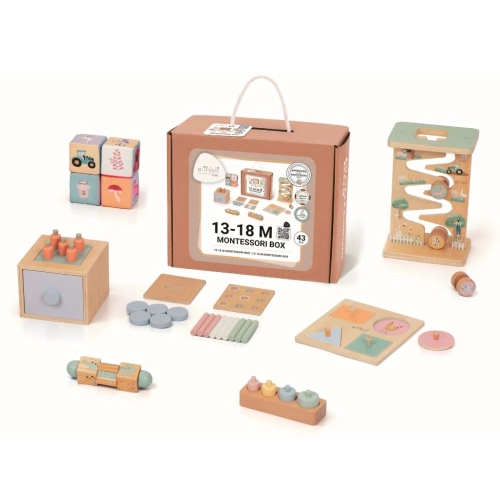 Edukatívny box montessori hračiek pre deti od 1 roka (13–⁠18 mesiacov)