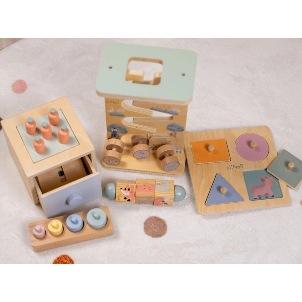 Edukatívny box montessori hračiek pre deti od 1 roka (13–⁠18 mesiacov)