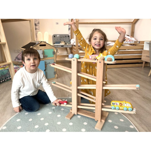 Kuličková dráha XL set auto + bus ZDARMA