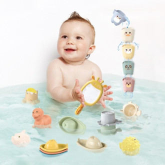 Hračky do vody pre deti - sada 5v1 so zvieratkami zo zoo