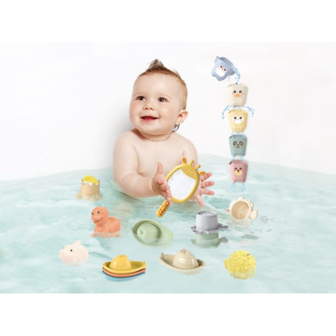 Hračky do vody pre deti - sada 5v1 so zvieratkami zo zoo