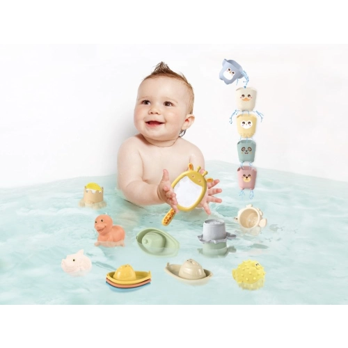 Hračky do vody pre deti - sada 5v1 so zvieratkami zo zoo