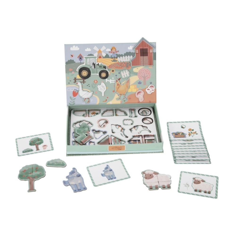 Magnetická hra a puzzle Farma